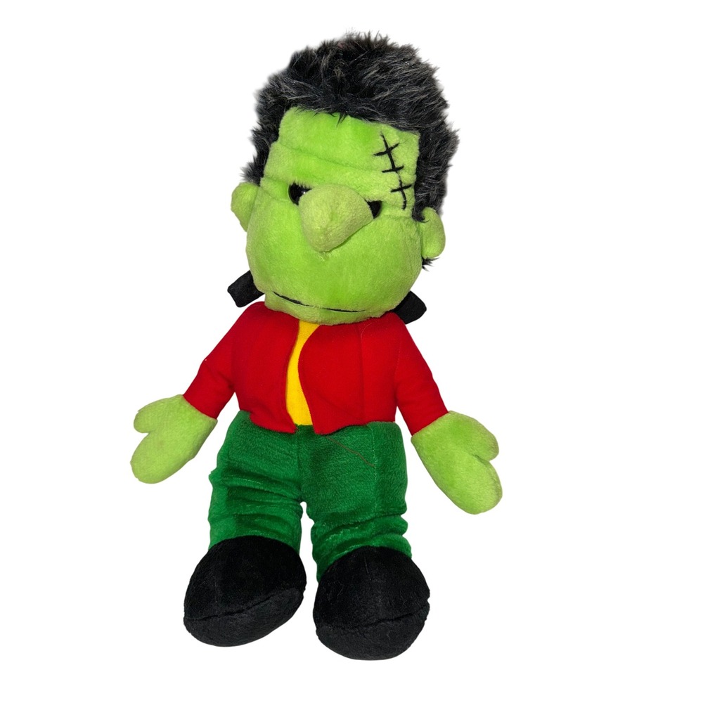 Ace Novelty Frankenstein Plush Stuffed Toy Green Monster Halloween Vintage 16"